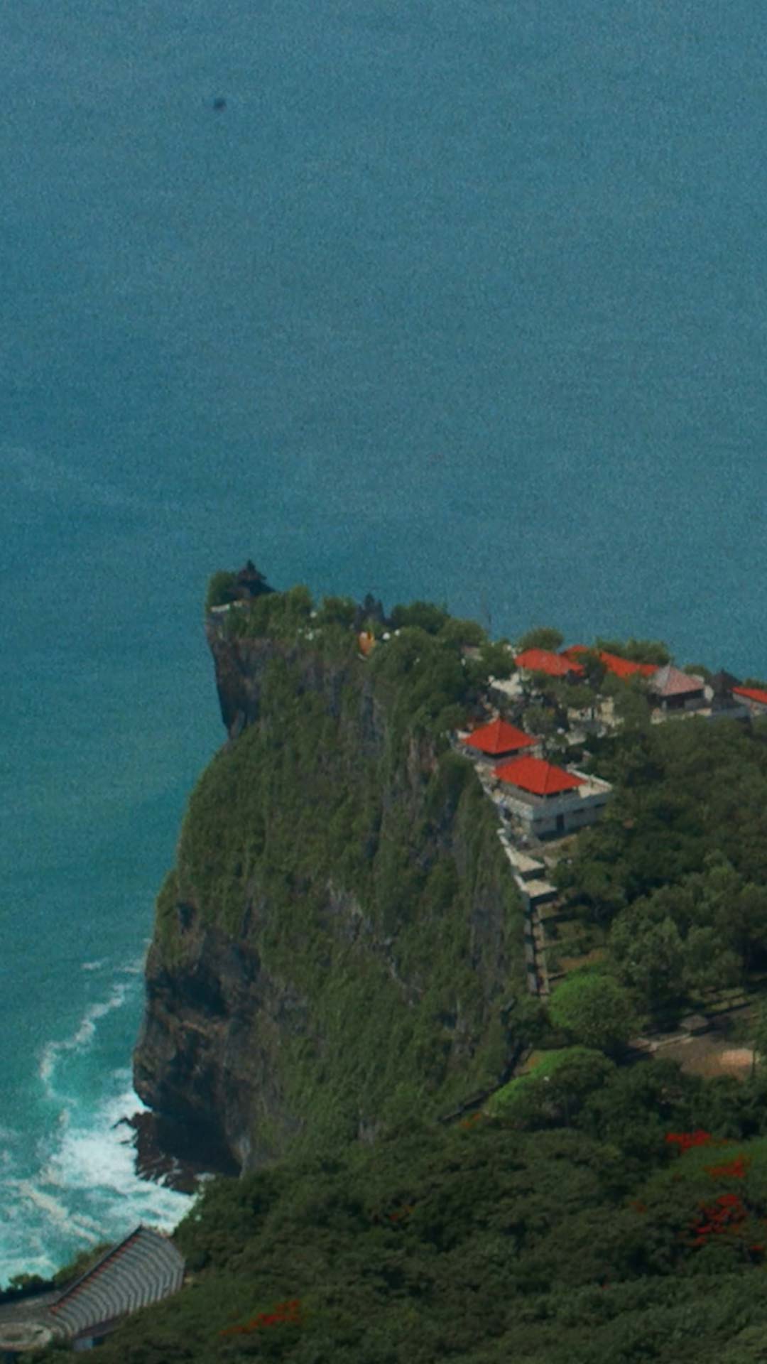 Balicopter helicopter in flight over Bali
